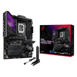 ROG Strix Z890-E Gaming WiFi Scheda Madre Intel ATX 18122 Fasi di Alimenrtazione Slot DDR5 PCIe 5.0 GPU di Nuova Generazione 7 slot M.2 WiFi 7 AI Overclocking AI Networking II
