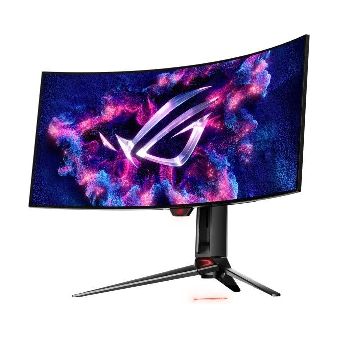 Asus ROG Swift OLED PG34WCDM Monitor Gaming da 34" 3440 x 1440 pannello OLED curvo 800R 240 Hz tempo di risposta 003 ms (GTG) compatibile con G-SYNC