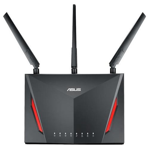 ASUS RT-AC86U Router Wireless AC2900 Dual-band Gigabit 802.11ac, MU-MIMO, AiProtection, 3G/4G support, AiCloud