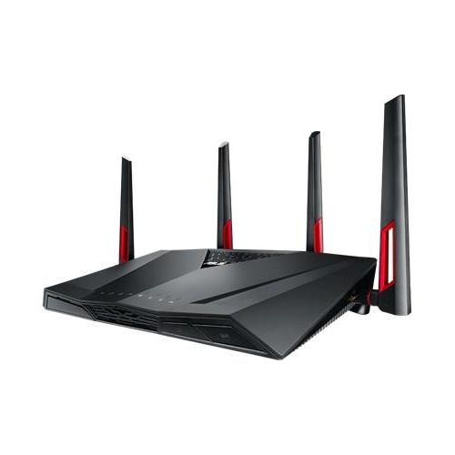 ASUS RT-AC88U Wireless AC3100 Dual-band Gigabit Router 802.11ac, 2167Mbps (5GHz) 802.11n, 1000Mbps (2.4GHz) 4 antenne staccabili, 8 porte  3G/4G support