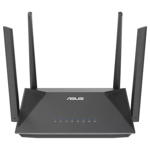 Asus RT-AX52 AX1800 Router estendibile Dual Band WiFi 6 Instant Guard Parental Control VPN compatibile AiMesh QoS Punto di accesso/Ripetitore Nero