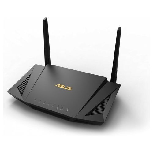 ASUS RT-AX56U Router Mesh Wifi 6 AX1800 Dual-band, Adatto per lavorare da casa, Aimesh, OFDMA + MU-MIMO tech, 1024 QAM, RangeBoost, Trend Micro AiProtection Pro, Supporto Dual WAN, 3G/4G