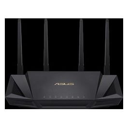 ASUS RT-AX58U Router Estendibile con Mobile Tethering, Alternativa ai Router 4G 5G, Mesh Wifi 6 AX3000 Dual-Band, Tecnologia OFDMA e MU-MIMO, Trend Micro AiProtection Pro Security, QoS Adattivo