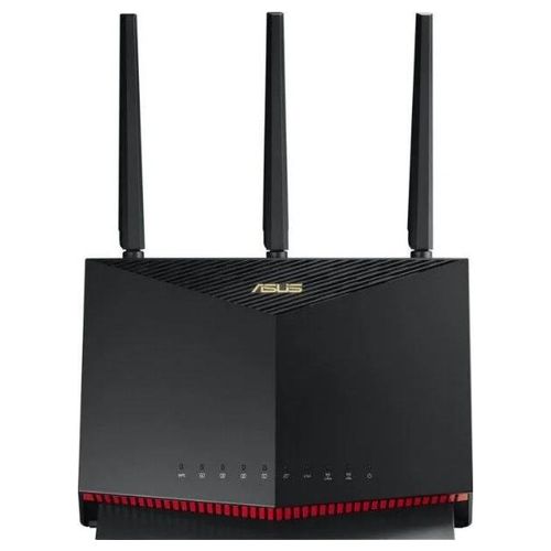 ASUS RT-AX86U Router Estendibile Gaming, AX5700 Dual Band WiFi 6, WiFi 6 802.11ax, Mobile Game Mode, AiProtection, Mesh WiF, 2.5G Port, Gaming Port, Adaptive QoS, Port Forwarding