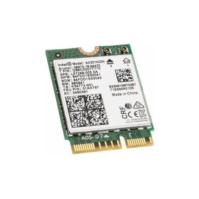 ASUS Scheda WiFi M.2 Intel AX201 Bluetooth 5.2 300Mbps per PC Adattatore Wireless