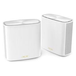 ASUS ZenWiFi XD6 AX5400 Sistema Mesh ZenWiFi WiFi 6 AX5400 Dual-band, Copertura fino a 500 mq, Confezione da 2 pezzi, bianco