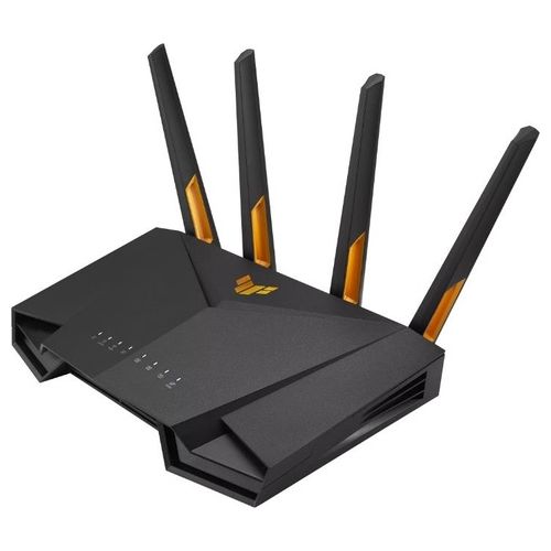 ASUS TUF-AX4200 Router Estendibile con Mobile Tethering, Alternativa ai Router 4G 5G, Gaming, Dual Band, WiFi 6, Mobile Game Mode, Port Forwarding, 2.5G BPS, AiProtection PRO, Sicurezza di Rete