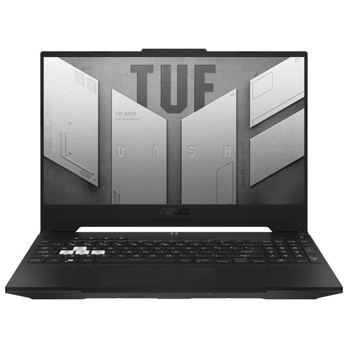 ASUS TUF Dash F15 FX517ZE Notebook, Processore Intel Core i7-12650H, Ram 16Gb, Hd 512Gb SSD, Display 15.6'', Windows 11 Pro