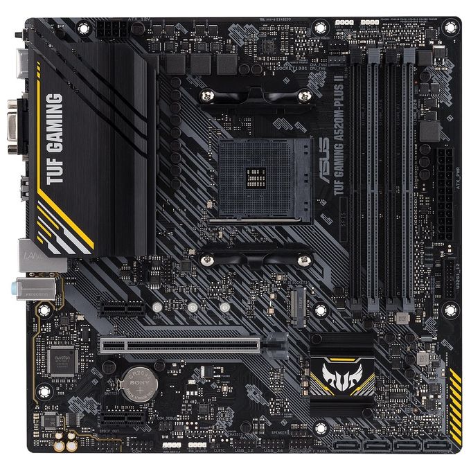 Asus TUF GAMING A520M-PLUS II AMD A520 Socket AM4 micro ATX