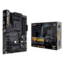 TUF GAMING B450-PLUS II Scheda Madre Gaming AMD B450 AM4 ATX con Doppio M.2 Microfono con Eliminazione del Rumore AI, HDMI, DP, USB 3.2 Gen 2 Type-A e Type-C, RGB Aura Sync