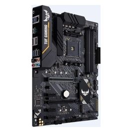 ASUS TUF GAMING B450-PLUS II Scheda Madre Gaming AMD B450 AM4 ATX con Doppio M.2 Microfono con Eliminazione del Rumore AI, HDMI, DP, USB 3.2 Gen 2 Type-A e Type-C, RGB Aura Sync