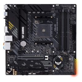 TUF GAMING B550M-PLUS, Scheda madre Gaming micro ATX AMD B550, PCIe 4.0, doppio M.2, 10 fasi di alimentazione DrMOS, 2,5Gb Lan, HDMI, DP, USB 3.2 Gen 2 Type-A e Type-C, Aura Sync RGB