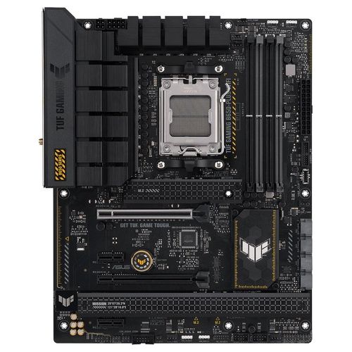 ASUS TUF GAMING B650-PLUS WIFI Scheda Madre Gaming ATX AMD B650 AM5 DDR5 4xPCI 4.0 WiFi 6 (802.11ax) Intel 2.5Gb Ethernet Realtek 7.1 3xM.2 4xSATA 6GB/s Aura Sync RGB Nero