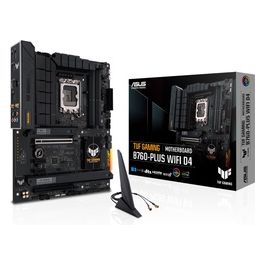  TUF GAMING B760-PLUS WIFI D4 Scheda madre Intel® (LGA 1700) ATX, 12+1 DrMOS, Realtek 2.5Gb Ethernet, DisplayPort, HDMI, USB 3.2 Gen 2 Type-C®, Aura Sync