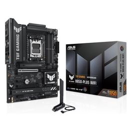 TUF Gaming B850-Plus WiFi Scheda Madre AMD ATX 1421 Fasi Alimentazione Slot DDR5 PCIe 5.0 Ready 3 slot M.2 WiFi 7 Ethernet Realtek 25 GB USB-C da 20 Gbps BIOS Flashback e Aura Sync