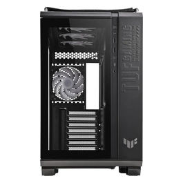 TUF GAMING GT502 PLUS TG ARGB BLACK Case per PC Gaming Mid ATX Doppia camera Pannelli Laterali Senza Attrezzi USB 3.2 Gen2 Type-C 4 ventole ARGB preinstallate Nero
