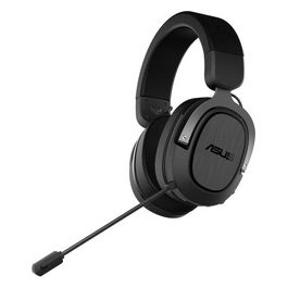 ASUS TUF Gaming H3 Cuffie Gaming Wireless, Surround Sound 7.1, Driver da 50mm, Durata della Batteria 15 Ore, Design Leggero, USB-C, Compatibile con PC, PS5, Switch e Dispositivi Mobile, Nero, Unica