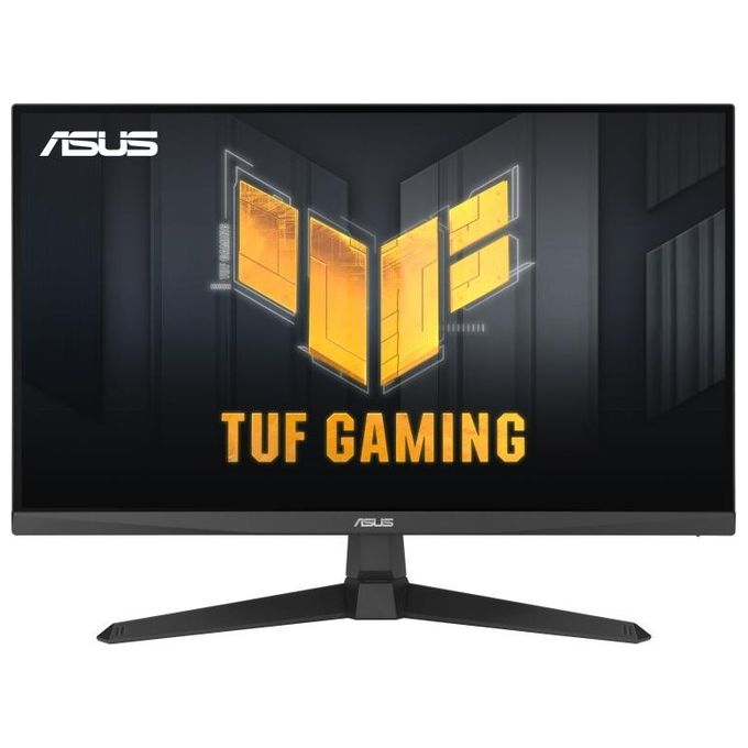 Asus TUF Gaming VG279Q3A Monitor Gaming 27” pollici, Full HD (1920x1080), 180 Hz, Fast IPS, sincronizzazione ELMB, 1 ms (GTG), FreeSync Premium, G-Sync, Overdrive variabile, 99% sRGB, Nero