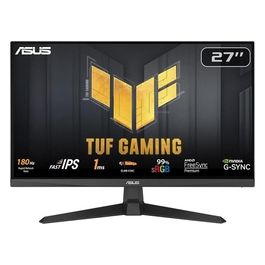 TUF Gaming VG279Q3A Monitor Gaming 27” pollici, Full HD (1920x1080), 180 Hz, Fast IPS, sincronizzazione ELMB, 1 ms (GTG), FreeSync Premium, G-Sync, Overdrive variabile, 99% sRGB, Nero