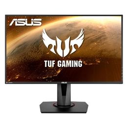 ASUS TUF Gaming VG279QR Monitor Gaming 27'' Full HD (1920x1080), 165Hz, Tempo di Risposta 1ms, G-SYNC, Extreme Low Motion Blur, Flicker Free, Riduzione Luce Blu, Funzione GamePlus, Regolabile, Nero