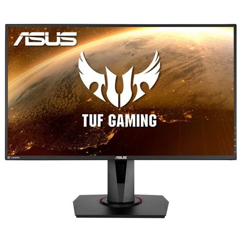 ASUS TUF Gaming VG279QR Monitor Gaming 27'' Full HD (1920x1080), 165Hz, Tempo di Risposta 1ms, G-SYNC, Extreme Low Motion Blur, Flicker Free, Riduzione Luce Blu, Funzione GamePlus, Regolabile, Nero