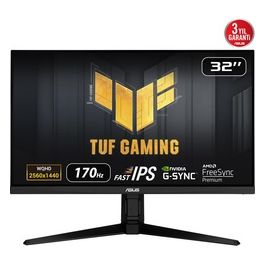 TUF Gaming VG32AQL1A Monitor per Pc 31.5" 2560x1440 Pixel Wide Quad Hd Led Nero