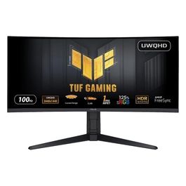 TUF Gaming VG34VQEL1A Monitor Gaming Curvo 34 UWQHD 100 Hz Tecnologia Extreme Low Motion Blur e Freesync 1 ms (MPRT) 125% sRGB HDR Nero