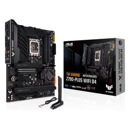 TUF GAMING Z790-PLUS WIFI D4 Scheda Madre Gaming ATX Intel Z790 LGA1700 DDR4 PCI 5.0 WiFi 6 (802.11ax) Intel 2.5Gb Ethernet Realtek 7.1 4xM.2 4xSATA 6GB/s Aura Sync RGB Nero