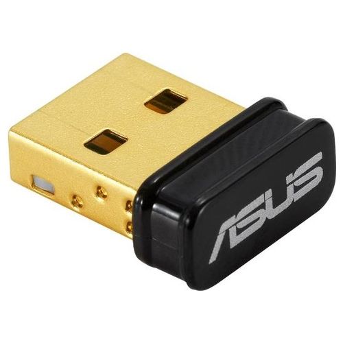 ASUS USB-BT500, Adattatore USB Bluetooth 5.0, Retrocompatibile Con Le Vecchie Generazioni di Bluetooth, Tecnologia Low Energy, Design Di Piccole Dimensioni, Nero