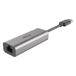 ASUS USB-C2500 2.5G Ethernet USB Adapter supporta la connessione di rete cablata Mac OS, Linux, Windows, retrocompatibile su 1G/100Mbps, ideale per il gioco