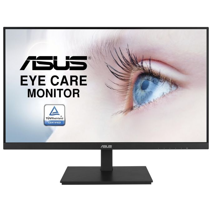 ASUS Monitor Flat 23.8'' VA24DQSB FullHD (1920x1080), 75Hz, IPS, USB-C, Frameless, Eye Care, Adaptive Sync, FreeSync, Riduzione Luce Blu, Flicker Free, Installabile A Muro, Nero