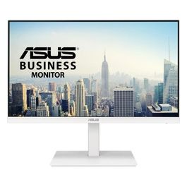 Asus VA24EQSB-W Monitor Business 24'', Full HD, IPS, 75 Hz, Tecnologia Adaptative-Sync a Basse Luci Blu Anti-Sfarfallio, Design Ergonomico Senza Cornice, Montabile a Parete, Bianco