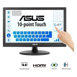 Monitor Flat 15.6" VT168HR 1366x768 Pixel Multi-Touch Tempo di risposta 5 ms 