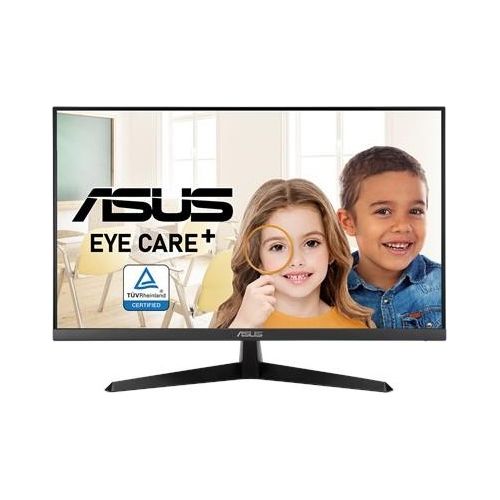 ASUS VY279HE Gaming Monitor 27" FHD (1920x1080), IPS, 75Hz, 1ms(MPRT), FreeSync, Eye Care Plus technology, Color Augmentation,Rest Reminder, Filtro Luce Blu, Flicker Free, Antibacterial treatment