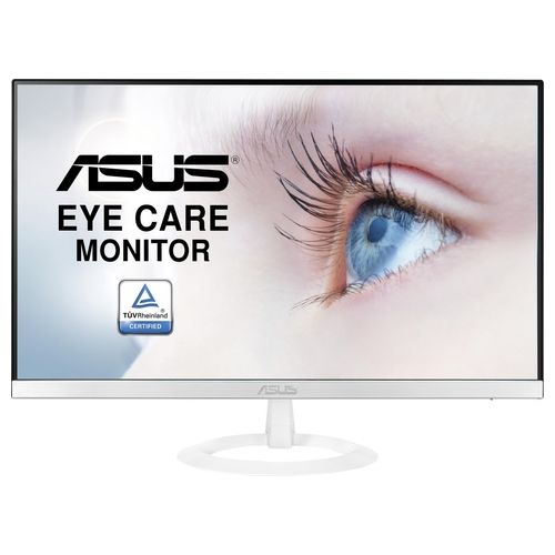 ASUS VZ239HE-W 23'' Monitor, FHD, 1920 x 1080, IPS, Design Ultra-Slim, HDMI, D-Sub, Flicker Free, Filtro Luce Blu, Certificazione TUV, White