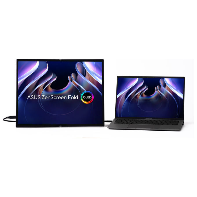 immagine di Asus 90LM09EV-B01170 Monitor PC 17,3" Quad HD OLED (Argento)
