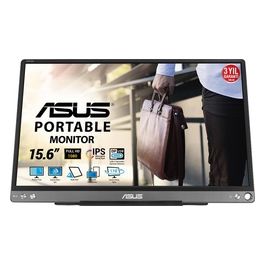 ZenScreen MB16ACE Monitor Portatile USB Type-C da 15.6" FullHD (1920x1080), IPS, Compatibile con USB 3.0, Funzione Auto-Rotate, Smart Case Inclusa nella Confezione, Filtro Luce Blu