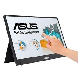 ZenScreen Touch MB16AMTR Monitor Portatile da 16” pollici (156) IPS FHD (1920x1080) Batteria Integrata Mini-HDMI Tecnologia Anti-sfarfallio e Filtro Luci Blu Nero