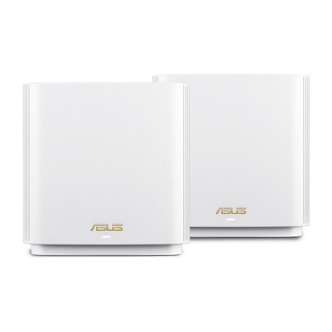 ASUS ZenWiFi XT8 AX6600 Sistema WiFi Mesh con Mobile Tethering, alternativa ai Router 4G 5G, Confezione da 2 Pezzi, WiFi 6 (802.11ax), Triband, 6.6Gbps, AiProtection Pro, AiMash, Controllo Parentale