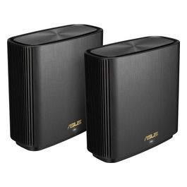 ASUS ZenWiFi XT9 2 Pack, sistema WiFi 6 Mesh Tribanda per tutta la casa AX7800, fino a 530 m2, WiFi a 7,8 Gbps, 3 SSID, sicurezza di rete e controlli parentali, porta 2,5 G, colore nero