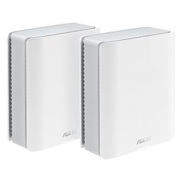 ZenWiFi BT8 2-Pack - WiFi 7 Mesh tribanda 14 Gbps due porte 25 G sicurezza e controllo parentale incluse Smart Home Master SSIDs 4G e 5G Mobile Tethering Bianco