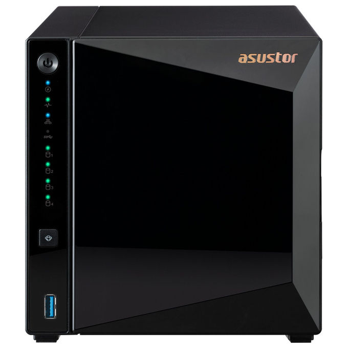Asustor DRIVESTOR 4 Pro Gen2 AS3304T V2 NAS 4 bay 2.5GbE 2GB RAM per casa e ufficio