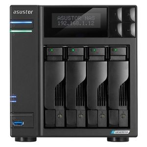 Asustor LOCKERSTOR 4 Gen2 (AS6704T) NAS Desktop Collegamento Ethernet LAN Nero N5105