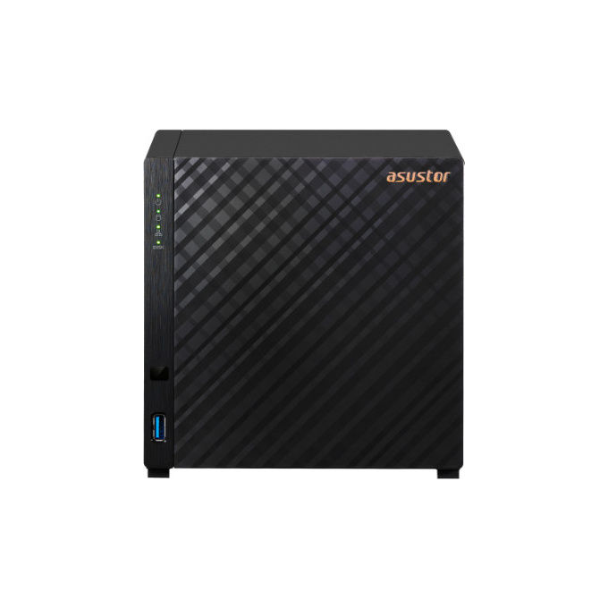 Asustor AS1204T Nas tower Realtek RTD1619B 1GB DDR4 4 alloggiamenti Nero