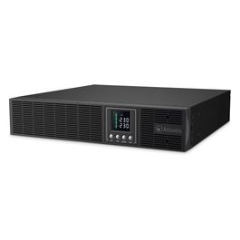 A03-OP2002-RC UPS OnLine Gruppo di Continuità Doppia conversione Onda Sinusoidale Pura 2000VA 1350W, Server Convertibile, display LCD, USB, seriale RS-232, 8 uscite IEC, slot SNMP 3x12V-9Ah