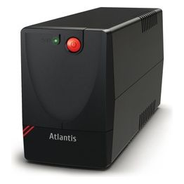 Atlantis A03-X1500 Ups 1000va 500w Line interactive ups avr Batteria 12v 4,5ah-2 Prese Schuko