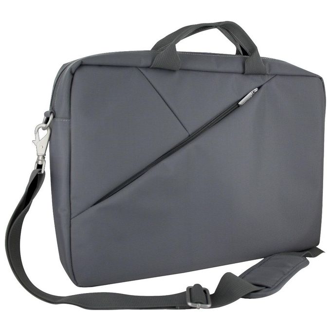 Atlantis Borsa notebook 15,6' Mod. Sierra Nylon Colore Grigio