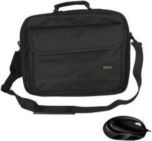 Atlantis Borsa notebook 16,1'' Nylon Nero e Mini mouse Ottico 3tasti