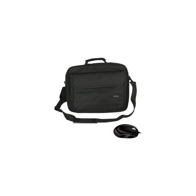 Atlantis Borsa notebook 16,1'' Nylon Nero e Mini mouse Ottico 3tasti