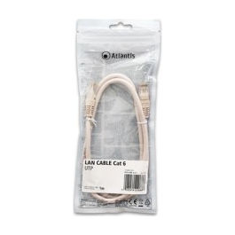 Cavo Rete Slim Cat.6A-UTP Verde 0.50MT